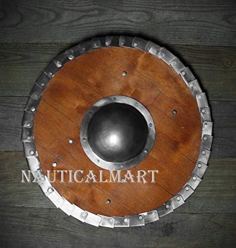Armadura medieval Renaissance de escudo redonda nauticalmart