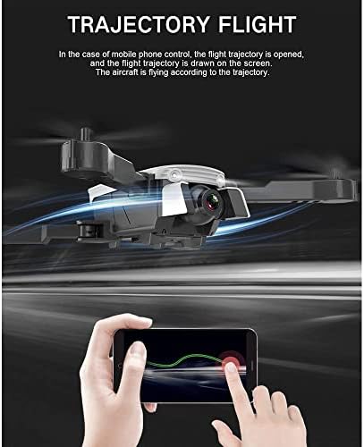 Qiyhbvr drones com câmera para crianças 4K HD FPV, Mini RC Drone para iniciantes com movimentos 3D, modo sem cabeça, controle de voz, ajuste de velocidade, retenção de altitude, localização de fluxo óptico