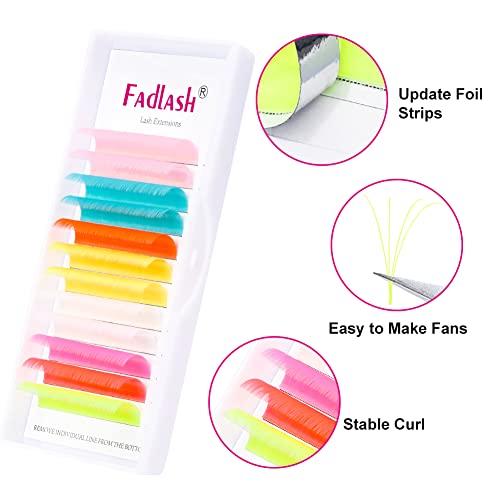 Extensões de cílios de volume Fadlash Easy Volume Fan Squest