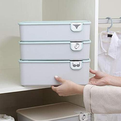 Organizador da gaveta da gaveta da tomada de capitão 1 Caixa de armazenamento de roupas de PC com marcador de plástico para recipiente