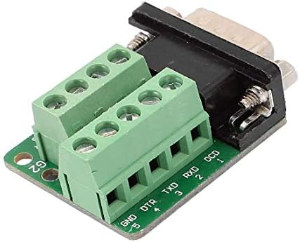 Novo LON0167 DB9 Adaptador masculino de 9 pinos Módulo RS232 Conector Serial para Terminal (9-Poliger DB9-STECKERADAPTER SIGNEISIERT