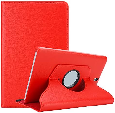 Caixa de comprimido Cadorabo Compatível com Samsung Galaxy Tab S3 Sm-T820n / T825N em Poppy Red-Cover de proteção ao
