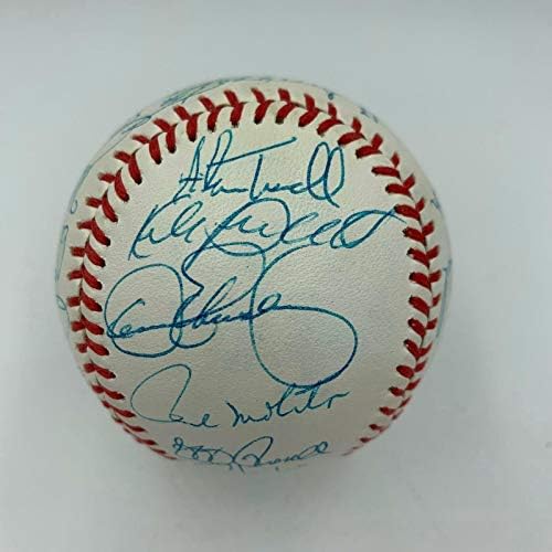 1988 All Star Game assinado Baseball Kirby Puckett George Brett Cal Ripken JR JSA - Bolalls autografados