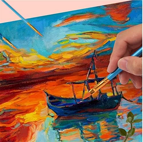 Slsfjlkj gouache aquarela caneta nylon acrílico pintura a óleo Linha de gancho 10 fila de caneta para artista iniciante