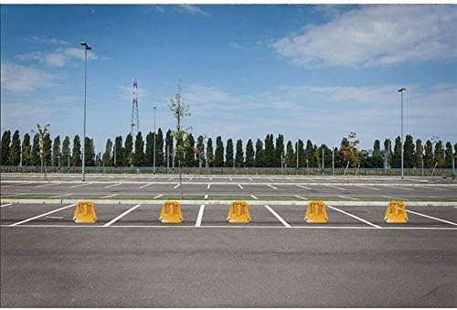 Ynwujin Barreiras de estacionamento manual de metal Avental e economia de espaço/obstáculo para construção de carro/parque de carros, compressão Bollard de trava octogonal