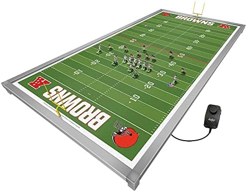 Tudor Games Cleveland Browns NFL Ultimate Electric Football Conjunto - Quadro de Alum, 48 x 24 Campo
