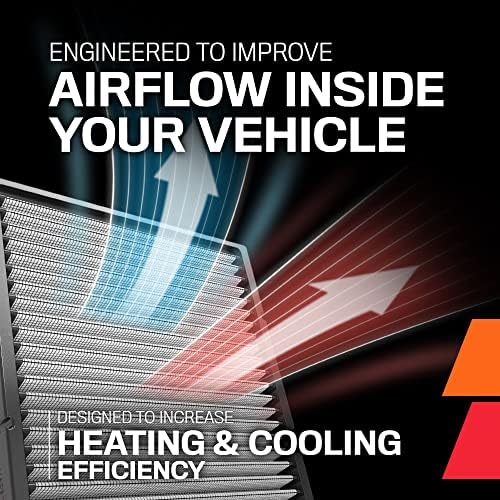 Filtro de ar da cabine K&N: Premium, lavável e limpo Fluxo de ar para o seu filtro de ar da cabine Substituição: Projetado para selecionar 2001-2018 Hyundai/Kia, VF2007
