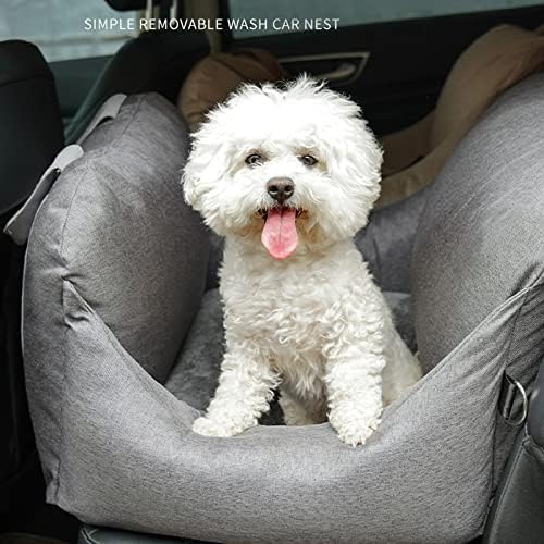Lyeul Pet Car Cedra, assento portátil de carro, camas de estimação laváveis ​​removíveis, camas de estimação para gatos e cachorro,