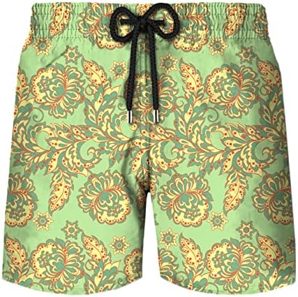 Mente de biquíni de biquíni Swimwear Men Summer Beach Holiday Holiday Print Praia Pants são versáteis e elegantes