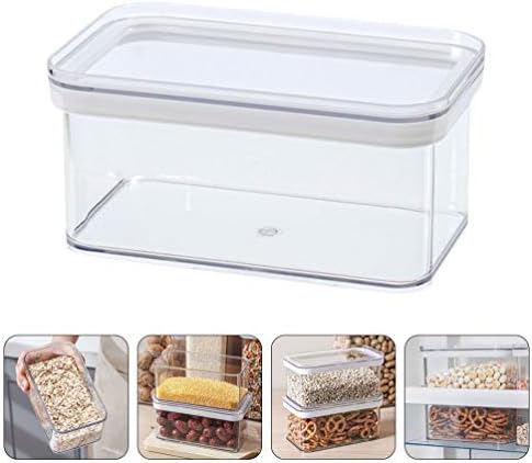 Recipientes para recipientes de geladeira de cabilock coleta retangular recipiente de armazenamento de alimentos 0,9L