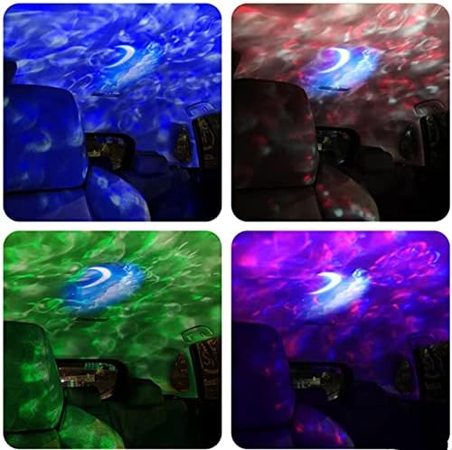 XXXDXDP LED Night Light Ocean, 180 graus girando atmosfera estrelada Lâmpada Lâmpadas remotas Luzes remotas