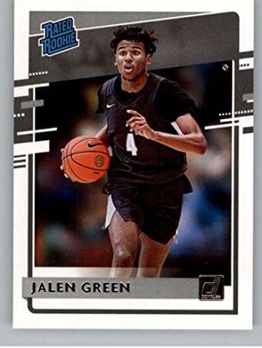 2021-22 Panini Chronicles Draft Picks Donruss Rated Rookies 29 Jalen Green NBA G Liga Basquete Card