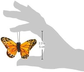 Shinoda Design Center Orange 12 PC Monarch Butterfly Decor