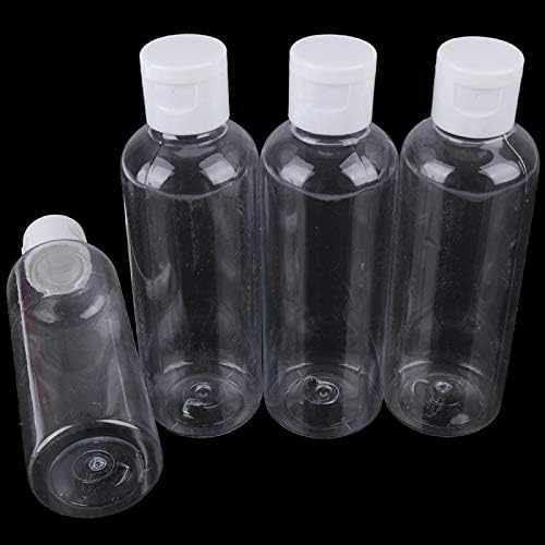 Peças da ferramenta 2/4/10pcs plástico garrafas transparentes de deslocamento viagens de shampoo loção recipiente cosmético