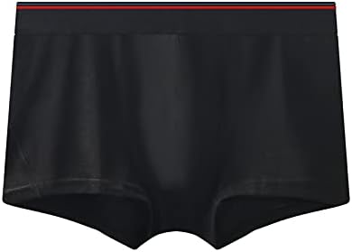 BMISEGM Boxers boxer confortável boxer listras grandes listras elásticas de roupas íntimas masculinas da cintura masculina Spandex de roupas íntimas