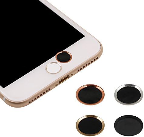 BLLQ iPhone SE 2020 adesivos de botão home suportam ID de toque de impressão digital, adesivo de identificação de toque de quadro de alumínio