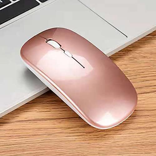 Mouse Bluetooth sem fio zikkeeda para iPad Apple iPhone MacBook Android Samsung Tablet Phone com receptor USB Recarregável