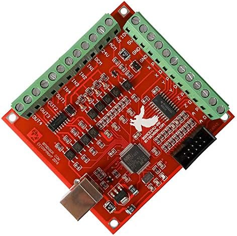 Davitu Motor Controller - Sistema de controle CNC Kit de cartão de águia voador vermelho, 1*Cartão de águia voadora vermelha+4*DM556