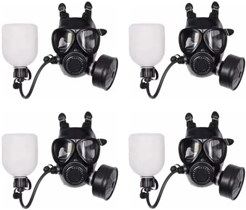 Kyng Gas Mask CBRN NBC Filtro Máscara Tática do Respirador/Máscara Facial de Grau Militar/Máscara de Halloween/Com Manguar