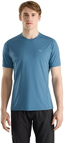 Arc'teryx Motus Crew pescoço Camisa SS Men | Camisa de treinamento de manga curta excepcionalmente leve de umidade de umidade excepcional
