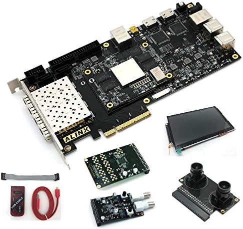 Alinx Brand Xilinx Zynq-7000 ARM KINTEX-7 FPGA SOC DE DESENVOLVIMENTO ZEDBODO 7035 7100 4 SFP 2 GIGABIT PCIEX4 HDMI