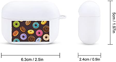 Donut de chocolate Silicone Protective à prova de choque compatível com Apple AirPods Pro Wireless Charging Case