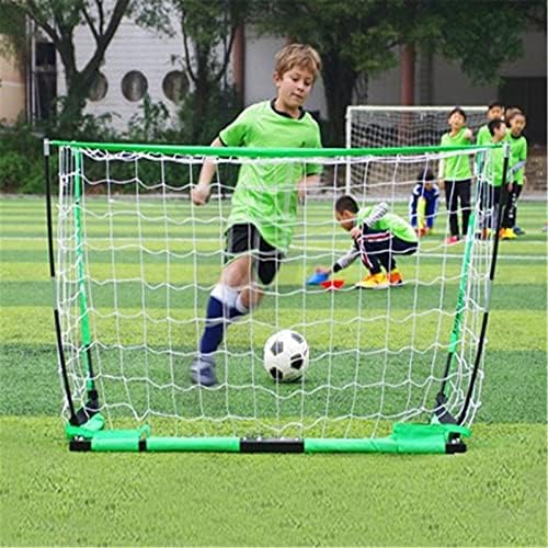 Teerwere portátil gol de futebol de futebol infantil com quadro de tiro da rede dobrável mini -gol portátil pequeno pórtico de pórtico