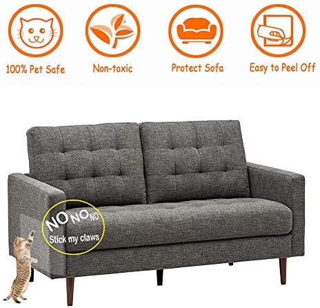 Fitas anti -arranhões, protetores de móveis de 10pcs para gatos, protetor de sofá de gato de 0,1 mm, fita de dissuasão de arranhões