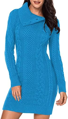 Blencot Womens Turtleneck de manga comprida elasticidade