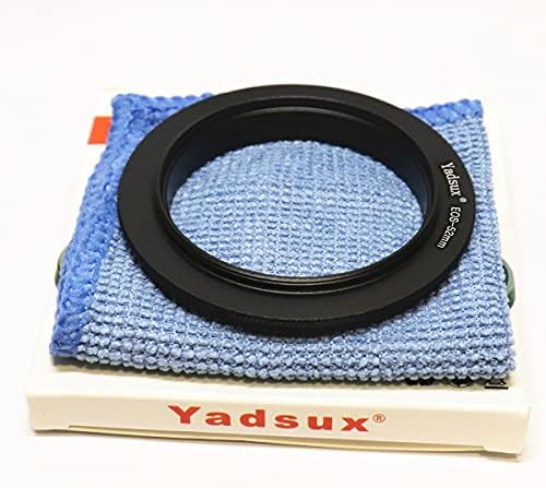 Yadsux EOS-52mm Filtro Macro Ring reverso Adaptador Compatível com Canon EOS 1D/1DS MARC III IV X C 5D 5D Mark II/III 7D