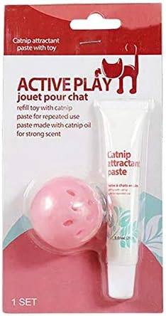 E-Holistic Lifestyle Pet Cat Catnip e Ball Toy Set Natural