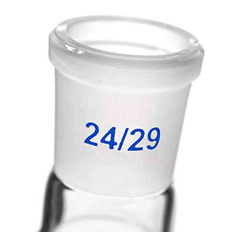 FLORENCE FILIONAL FALHO, 100 ml - junta intercambiável 24/29 - vidro de borossilicato - fundo redondo - Eisco Labs