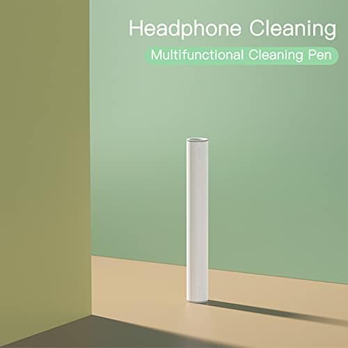 Caneta de limpeza de fones de ouvido Bluetooth-escova de microfibra macia, kit de limpeza portátil de 3 em 1 em 1