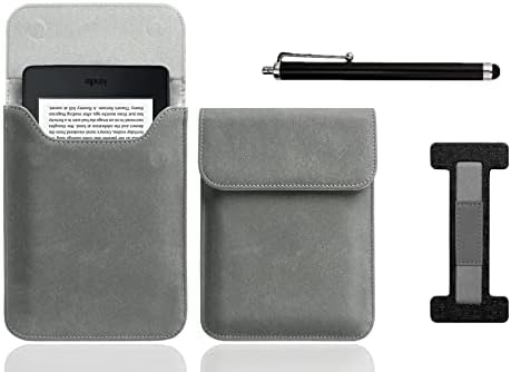 Para um Kindle Paperwhite de 6 polegadas, capa bolsa bolsa -saco -Include Black Hand Strap -Rink