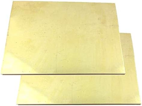 Z Crie Design Placa de latão H62 Placa Brass Indústria DIY Folha de experimentos Espessura de 0,1 mm, largura 300mm/11,8,
