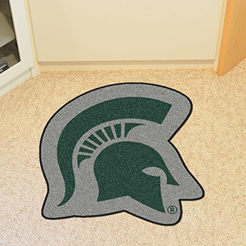 Fanmats 8326 Michigan State University Spartans Nylon Mascot Tapete em forma de