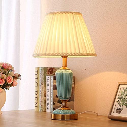 Lâmpada de mesa de leitura aserveal, aluno Dormitório de mesa Lâmpada de lâmpada de lâmpada de cerâmica Luminês de