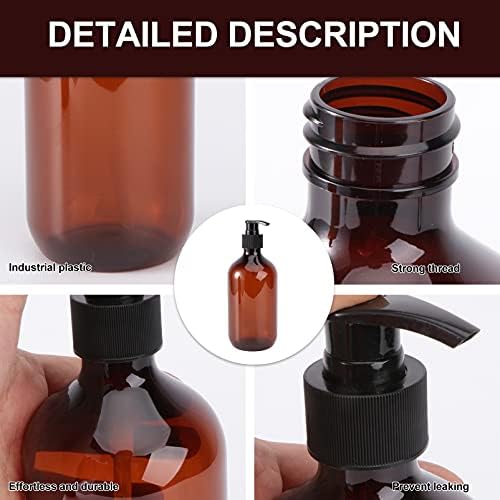 Jojofuny 2pcs 500ml Soop Dispenser, garrafas de shampoo vazias garrafa de bomba para óleo essencial e loções, dispensador de
