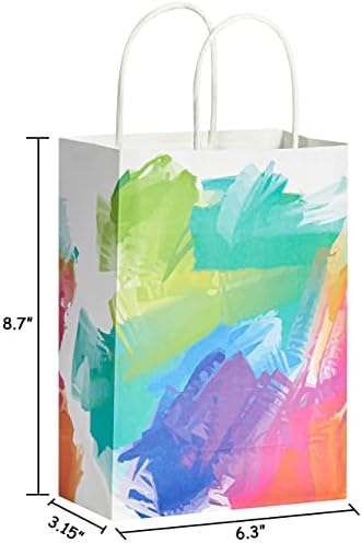Suncolor 24 Pack Small Party Favor Bacs Goodie Bags for Birthday Party Gift Sacols com Handle