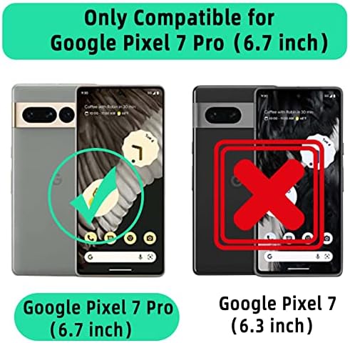 Vanavagy Google Pixel 7 Pro 5G Casice de carteira para mulheres e homens, Google Pixel 7 Pro Flip Leather Celular Case suporta carregamento