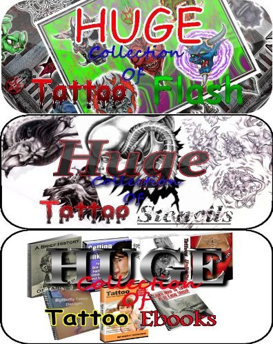 Tattoo Flash Mega Collection 100.000 designs em DVD