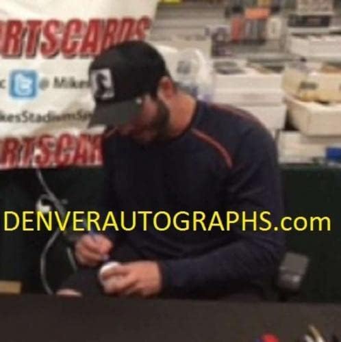 Chad Bettis autografado/assinado Rockies do Colorado OML Baseball JSA 20133 - bolas de beisebol autografadas