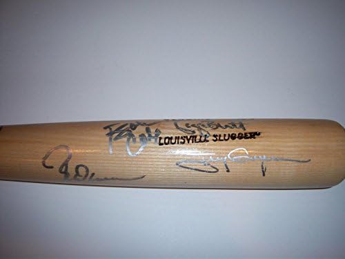 George Brett, Rod Carew, Tony Gwynn, Bobby Cox, Dave Winfield, Hof JSA/CoA assinado Bat - Bats MLB autografados