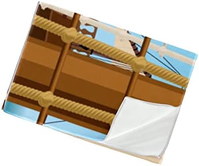 Guerotkr 2 PCs, toalhas de ioga, toalhas de ginástica, toalhas de suor para academia, toalhas de exercícios, padrão de barco de barco
