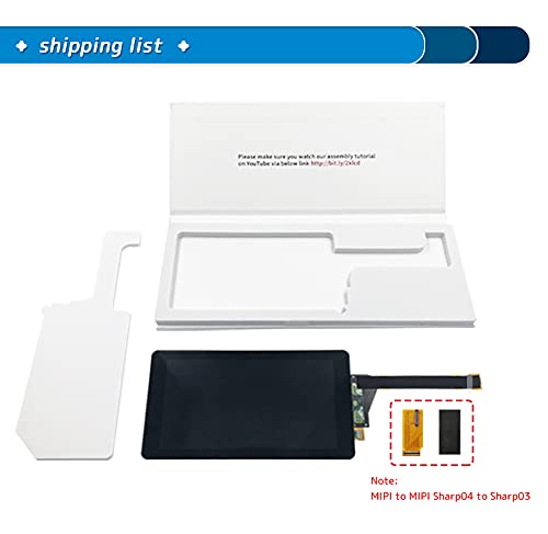 Para elegoo Mars/Anycubic Photon 3D Impressora 5,5 polegadas Substituição de tela LCD, tela Sharp04 SX04 2K LCD