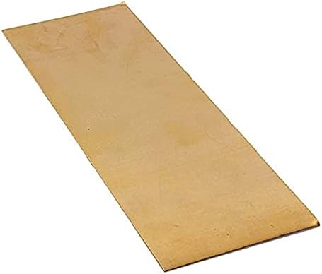 Folha de cobre Yiwango Folha de bronze metais de percisão Matérias -primas, 3x100x100mm Placa de bronze folhas de cobre