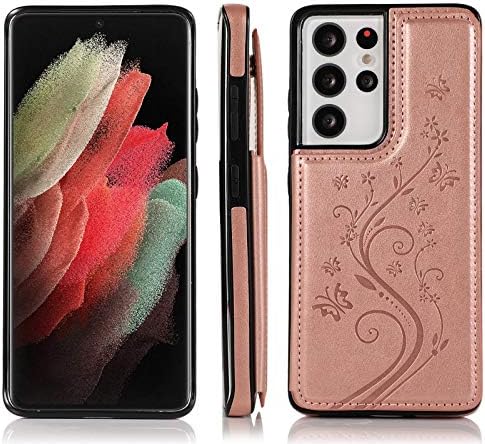 Caixa de telefone para Samsung Galaxy S21 Ultra Glaxay S21ultra 5G com tela de protetor de tela de vidro temperado Tampa