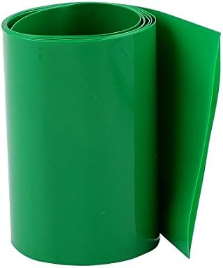 Aexit 3,3 pés de 85 mm Fiação e Largura de conexão PVC Tubulação de encolhimento de calor verde para 4 x tubos de timbrina