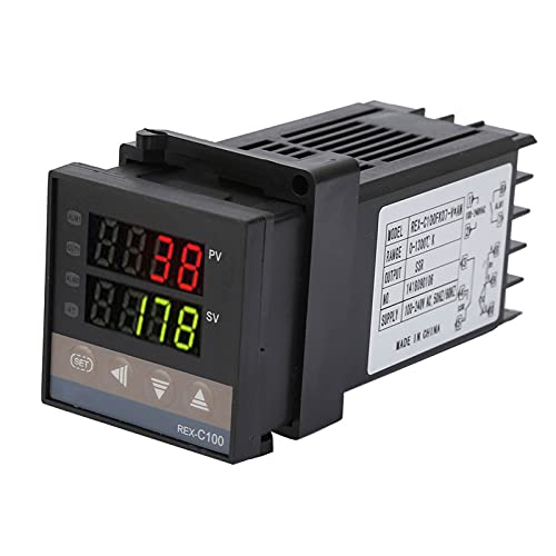 Termostato FTVogue, controlador de temperatura digital, AC110V-240V, Alarm Rex C100 Digital LED Controlador de temperatura