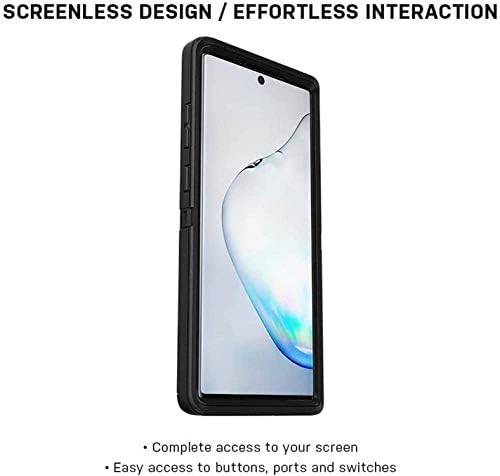 Caso Rugged Series da OtterBox Defender para Samsung Galaxy Note 10 - Caso Somente - embalagem a granel - preto